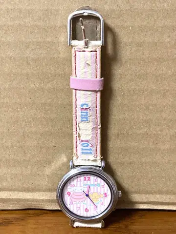 레어 빈티지 산리오 시나모롤 손목시계 당시 물품 작동품