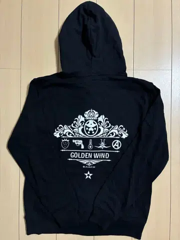 죠죠의 기묘한 모험 황금의 바람 후드티 부챠라티 팀 블랙 L