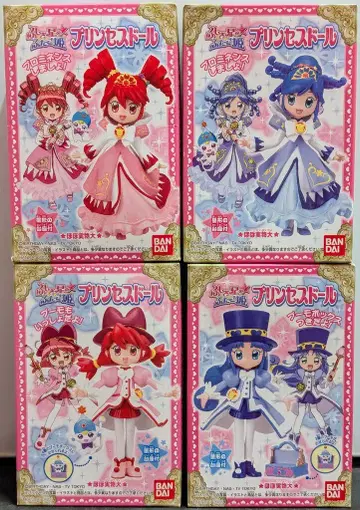 반다이 신비한 별의 쌍둥이 공주 프린세스 인형 전 4종 세트