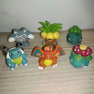 초기 포켓몬 키즈 소프트 비닐 1996년 1997년 포켓몬 6체 세트
