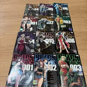 DVD BLACK LAGOON 블랙라군 전12권 전권 세트