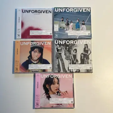 [ LE SSERAFIM ] 미개봉 새상품 UNFORGIVEN 세트