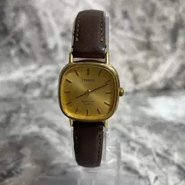 [ 작동품 ] TISSOT 티쏘 스타일리스트 쿼츠 골드