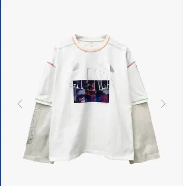 바운디 Live 긴팔 T셔츠 화이트 L 사이즈