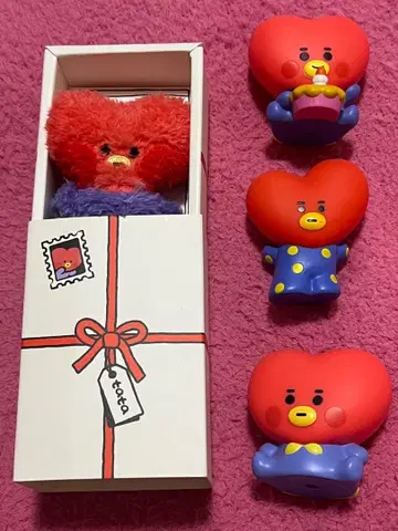 BT21 minini TATA BTS 테테 소프트 비닐 3체 세트