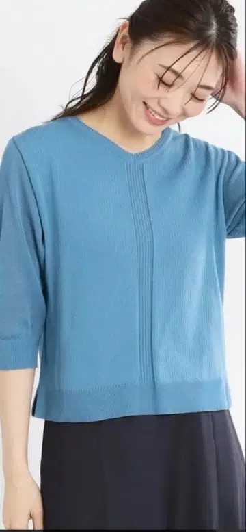 미사용 새상품 리플렉트 니트 15호 3L