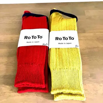 미사용 새상품 일본제 ROTOTO 삭스 양말 2세트