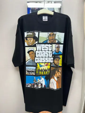 West Coast Classic 티셔츠 블랙