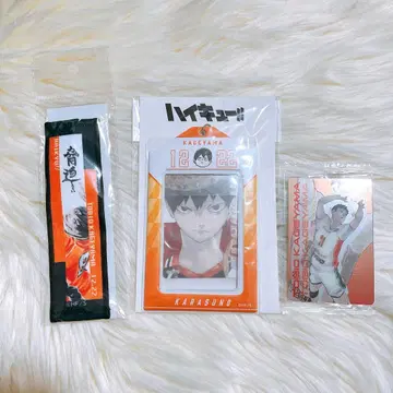 하이큐 벌스데이 굿즈 타월 스트랩 키링 카게야마 토비오