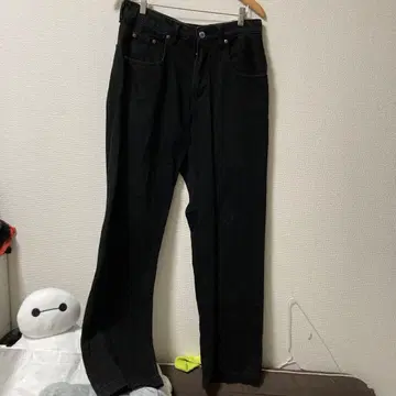 ZARA 배기 데님 팬츠 블랙