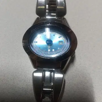 ALBAAKA 여성용 작동 손목시계 파랑 다이얼 1개 정크