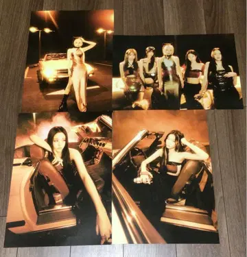 LE SSERAFIM EASY CRAZY HOT 포스터 4장 세트 공식