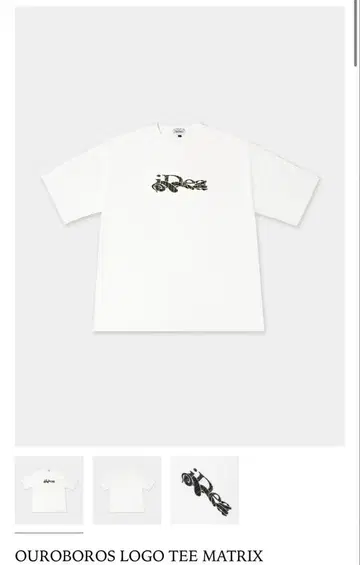 정품 IDEASWAM OUROBOROS LOGO TEE MATRIX