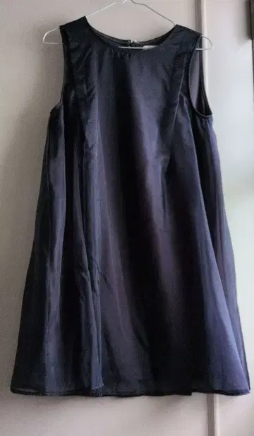 [ 미사용 새상품 ] MULLER 네이비 A라인 드레스 원피스