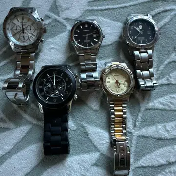 [정크제품] 쿼츠 아날로그 손목시계 5세트