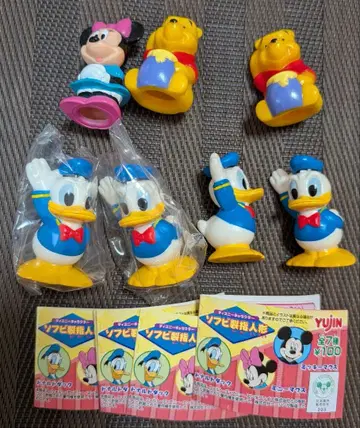 Yujin 디즈니 소프트 비닐 손가락 인형