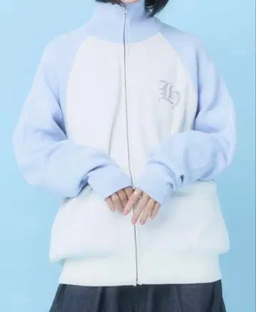 Hauls 라그랑 니트 블루종