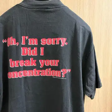 90s Pulp Fiction 영화T XL 자수 백 프린트