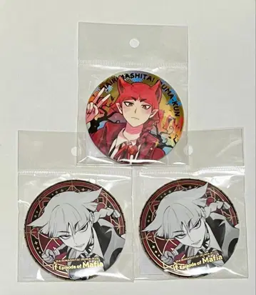 마계학원! 이루마군 BIG 메탈릭 캔뱃지 마피아 오페라 교토 IP 서점