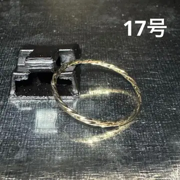 빈티지 패션 반지 골드 17호 얇은 반지 꼬임 반지