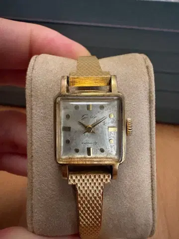 CITIZEN Grace 골드 수동 와인딩 시계 G40404