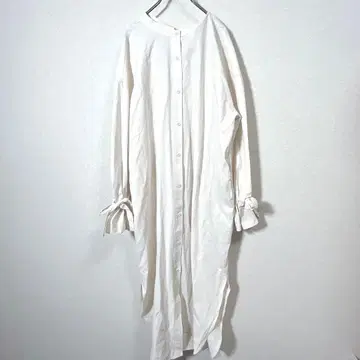 원투미 onetome 셔츠 원피스 리본 아이보리 프리 사이즈