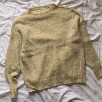 60s vintage PURITAN 모헤어 니트 보트넥