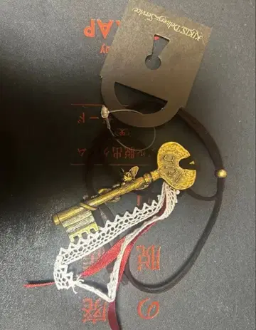 미사용 새상품 마녀 배달부 키키 앤티크 키 백참 지지 목걸이