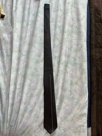 00년대 DKNY 블랙 넥타이 실크 100% 메이드 인 재팬