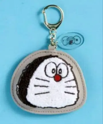 100% 도라에몽 & 프렌즈전 사가 자수 키링 오니기리