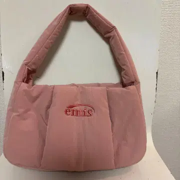 emis 쿠션 핸드백 핑크
