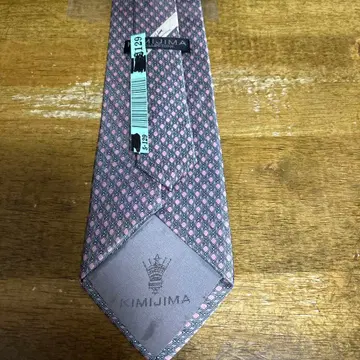 KIMIJIMA 그레이 핑크 넥타이