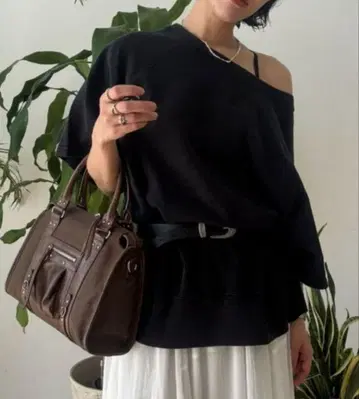 JEANASIS 서스티나 빈티지 기모 보트넥