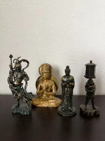 불상 피규어 4체 세트 카이요도 와노코코 다이니치뇨라이 콘고리키시 류토키