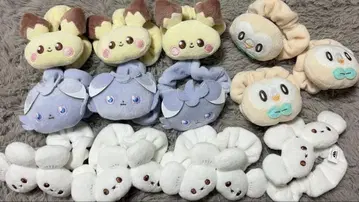 포켓몬스터 피스 봉제 인형 밴딩 ~ 피츄, 파르빗, 모쿠로, 쥐