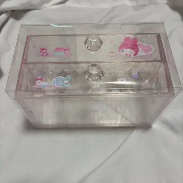 산리오 마이멜로디 보관 케이스 서랍 체스트 화장품 오거나이저