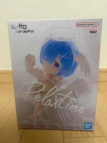 미개봉 새상품 리제로 렘 Relax time 천사 피규어