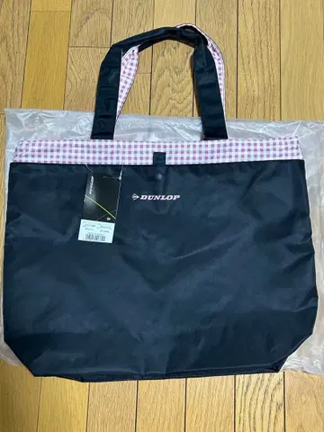 DUNLOP DTC-2460 라켓백 블랙 x 핑크 토트백