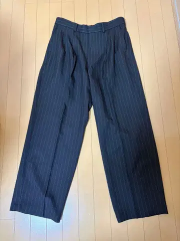 GU 투 턱 배기 슬랙스 스트라이프 XL 사이즈