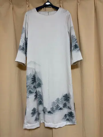 호몬기 리메이크 원피스 순수 실크