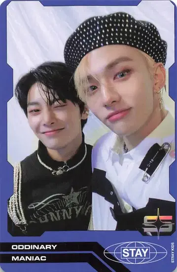 StrayKids ODDINARY 현진/I.N 트레이딩 카드 유닛 파랑
