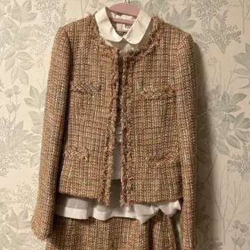 AANAYI 트위드 수트 38