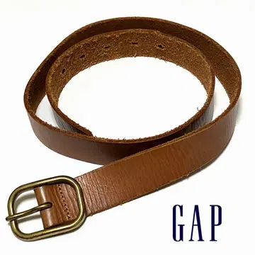 GAP/갭 이탈리아제 브라운 계열 COW LEATHER 플레인 벨트