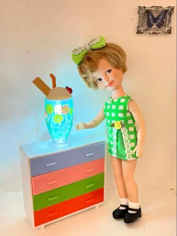 레트로 인형 가구 브라이스 체리짱 복각판 초대 리카짱