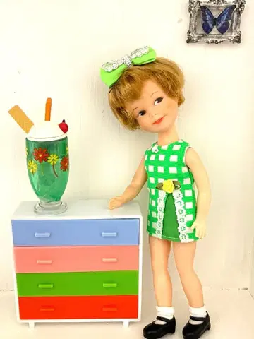 레트로 인형 가구 브라이스 체리짱 복각판 초대 리카짱