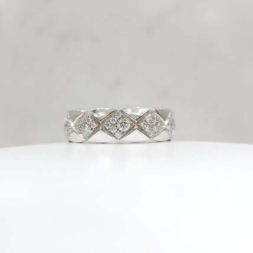 샤넬 다이아 코코크러쉬 링 18K 화이트골드 스몰 60호 J12869 사진 1