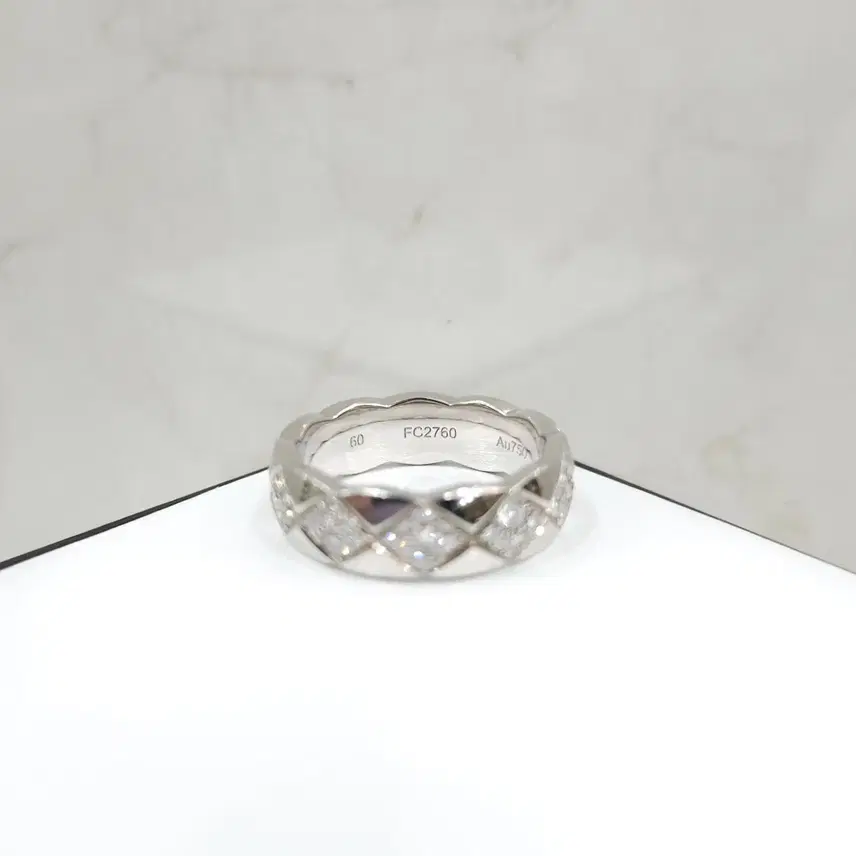 샤넬 다이아 코코크러쉬 링 18K 화이트골드 스몰 60호 J12869 사진 4
