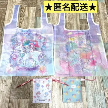 산리오 리틀트윈스타 키키라라 에코백 가챠