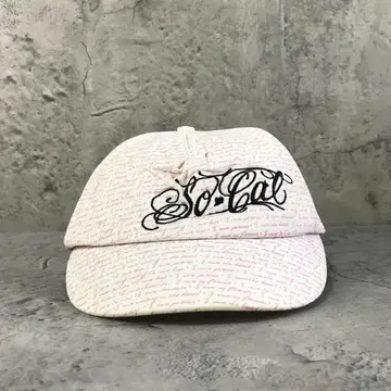 cb258 구제 의류 캡 화이트 핑크 90s Y2K