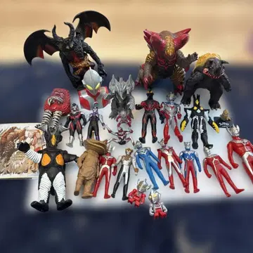 울트라맨 울트라 괴수 묶음 판매 피규어 완구 소프트 비닐